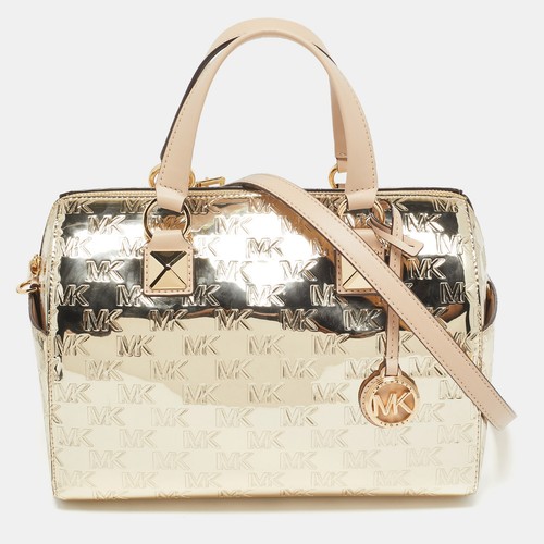 MICHAEL Michael Kors G Signature pelle laminata e pelle Grayson