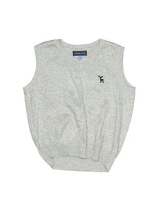 Andy & Evan Girls Silver Sweater Vest 6 - Picture 1 of 2
