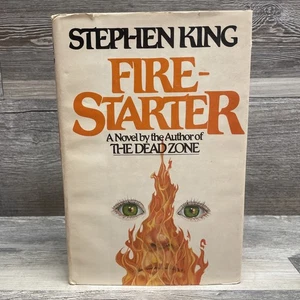 FIRESTARTER Stephen King HARDCOVER w/ Dust Jacket 1980 Book Club Edition - Imagen 1 de 11