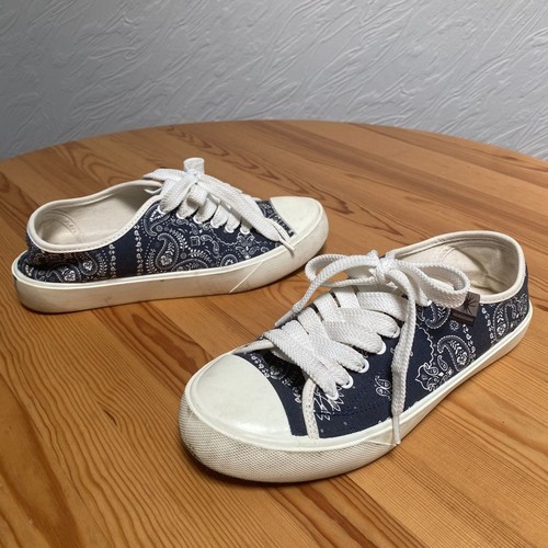 Sneakers corte Maison Mihara Yasuhiro blu navy paisley taglia 7 5