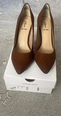 Zapato de corte para mujer S.Oliver coñac oscuro Foto 1 de 3