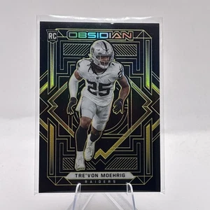 2021 Panini Obsidian - Rookies Trevon Moehrig #180 Electric Etch Yellow /25 (RC) - Picture 1 of 3