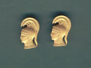PR ARMY OFFICERS WOMENS ARMY COLLAR PINS VN - Picture 1 of 1
