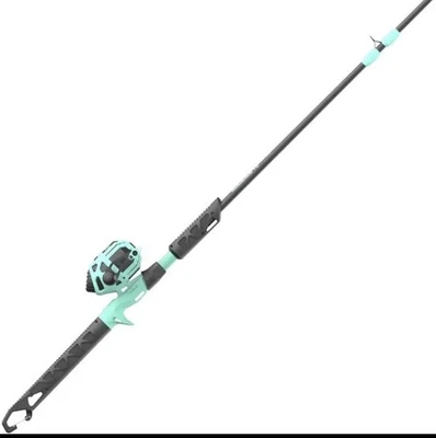 Zebco Rambler  Reel and Rod Combo, Durable Fiberglass Rod/Spincast Open Box - Image 1 of 4