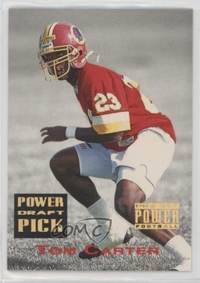 1993 Pro Set Power Power Draft Picks Gold Tom Carter #PDP28 Rookie RC - Image 1 of 3