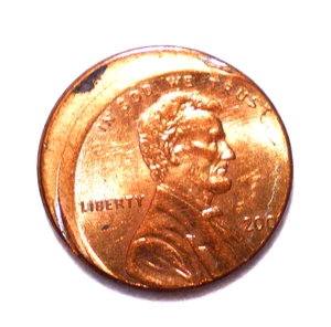 200X Lincoln Cent Mint Error - 25% Off Center Unc. Super Nice!! (873n) - Picture 1 of 3