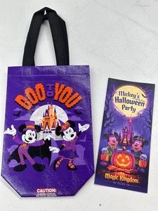 2025 Disney Parks Mickey’s Not So Scary Halloween Party Trick Or Treat Bag & Map - Picture 1 of 3