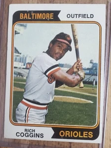 1974 Topps #353 Rich Coggins Baltimore Orioles Baseball Card - Picture 1 of 2