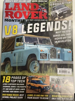 Land Rover Monthly LRM Magazine Oct24- V8 Legends, New Defender 130, Discovery 1 - Image 1 of 3
