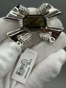 Vintage Ann Taylor Brosche silberfarben #948 - Bild 1 von 6