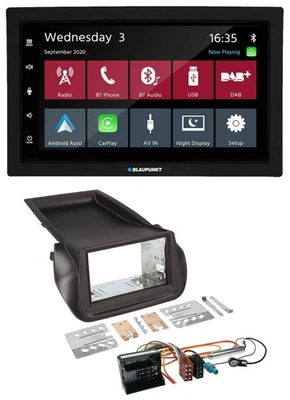 Blaupunkt 2DIN MP3 USB Bluetooth DAB Autoradio für Citroen Nemo Peugeot Bipper - Bild 1 von 4