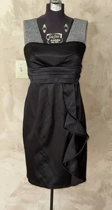 My Michelle trägerloses schwarzes festliches Kleid Größe 7 - Bild 1 von 15