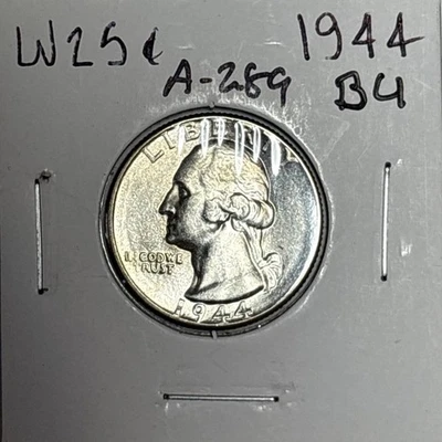 1944-P BU Washington Quarter, Item A-289 - Image 1 of 4