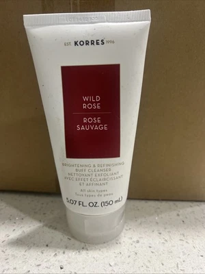 Limpiador Korres Wild Rose Brighting & Refinishing Buff 5,07 fl ozbj5 Foto 1 de 4