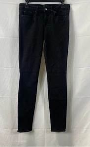 Vince Women's Black Cotton Blend Stretch Skinny Pants Slim Fit Casual Size 29 - Picture 1 of 7