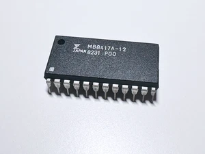 1X MB8417A-12 Fujitsu CMOS Static RAM 16K SRAM 2Kx8 bit Memory IC 120ns DIP-24 - Picture 1 of 4