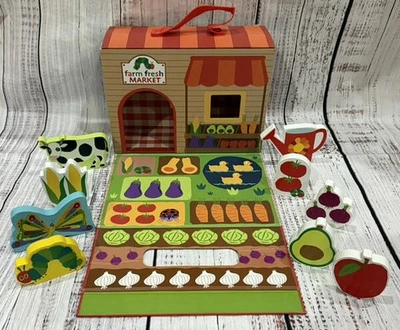 HTF The World of Eric Carle Very Hungry Caterpillar Farm Fresh Market Playset - Image 1 of 4