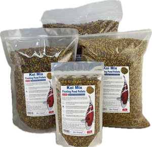 Pet Friend Koi Mix Pond Fish Food Pellet Colour Growth Spirulina Wheat Germ - Picture 1 of 13