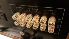 Kenwood Super Eleven , Speaker-Terminal , Polklemme, Lautsprecherklemmen