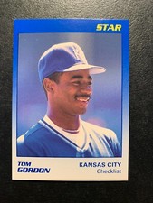 Tom Gordon  1989  STAR COMPANY CHECKLIST Card #1 of 11 KANSAS CITY ROYALS