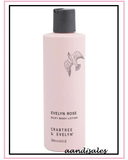 New Crabtree & Evelyn Evelyn Rose Silky Body Lotion 8.4 fl oz / 250 ml - Image 1 of 1