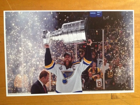 ST. LOUIS BLUES STANLEY CUP  COMMEMORATIVE POSTER 11"X17" Cover