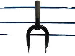 MINI ROCKER BMX FORKS GLOSS BLACK CUSTOM BIKE TRICK CYCLE SKATE PARK - Picture 1 of 7