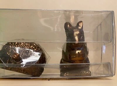 Copper Acorn & Squirrel Fall Taper Candle Holders, Bed Bath & Beyond 2 Pcs. New - Image 1 of 4