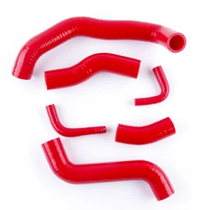 Silicone Radiator Hose Kit Fit 2002-2007 Kawasaki ZRX1200R Coolant Pipes Red New - Picture 1 of 6