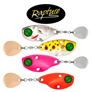 Rapture Chibi VIBE SPIN Micro Lure 22mm Single Hook 3.7g -LRF Perch Trout Salmon - Picture 1 of 2