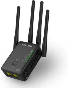 Wavlink AC1200 Wi-Fi Extender Dual Band 300+867Mbps 4 Antennen 2 Ethernet WPS LE - Afbeelding 1 van 1