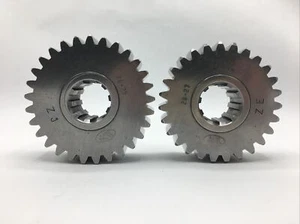Set 26 Quarter Master Ultra Duty REM Polished Steel Quick Change Gear 10 Spline - Foto 1 di 6