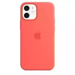 Funda Oficial Apple iPhone 12 Mini MagSafe Silicona Rosa Cítrico MHKP3ZM/A - Imagen 1 de 14