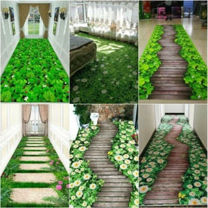 3d Korridormatte Bereich Teppich Teppich Flur Bodenmatte Anti-Rutsch-Fußmatte - Picture 1 of 16