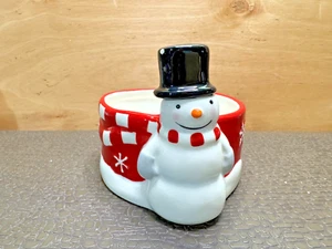 St. Nicholas Square Snowman Bowl & Spreader Dip Mix Set - NIB - Picture 1 of 8
