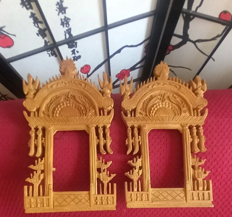  Набор резных деревянных рам 19 века ручной работы - Изображение 1 из 4