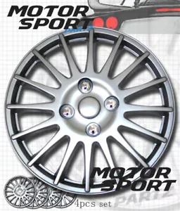 Wheel Rim Skin Cover 4pcs Set Style 611 Hubcaps 15" Inches 15 inch Hub cap - Picture 1 of 5