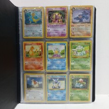 Pokémon Vintage Base Set Binder 1999 WOTC Rocket Fossil Jungle