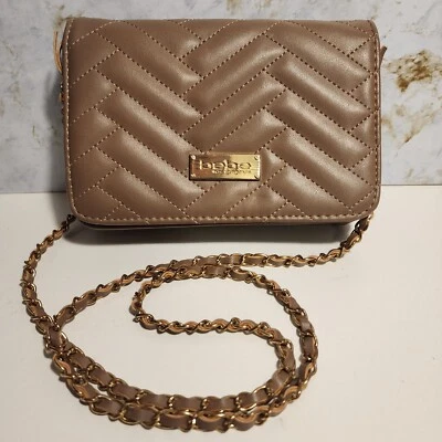 Bolso Bandolera Bebe Los Angeles Sophia Taupe con Correa de Cadena Foto 1 de 4