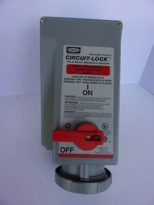 Hubbell Wiring Device-Kellems Hbl4100mi7w Interlock,Mechanical - Picture 1 of 11
