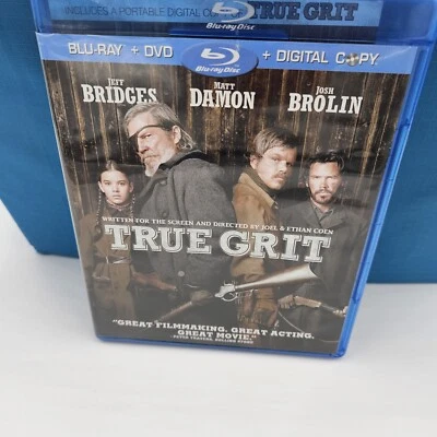 True Grit Western Outlaw DramaBlu-Ray DVD Digital Copy PG13 Movie - Image 1 of 4