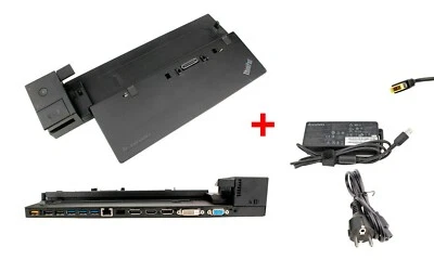 Lenovo Thinkpad T440, T440s, T450,T450s 40A2 Ultra Dock HDMI, DP + 90W Netzteil - Bild 1 von 4
