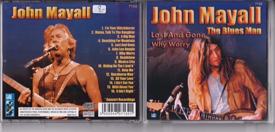 John Mayall – The Blues Man CD Planet Song near mint - Bild 1 von 1