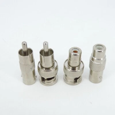BNC male female to RCA male female plug jack video Coaxial Cable connector - Image 1 of 4