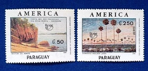 SELLOS PARAGUAY  1990 TEMA AMERICA UPAEP NATURALEZA   2v. Nuevos - Bild 1 von 1