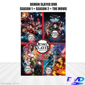 DVD ANIME DEMON SLAYER SEASON 1-2 VOL.1-44 END + MUGEN THE MOVIE ENGLISH DUBBED - Picture 1 of 7