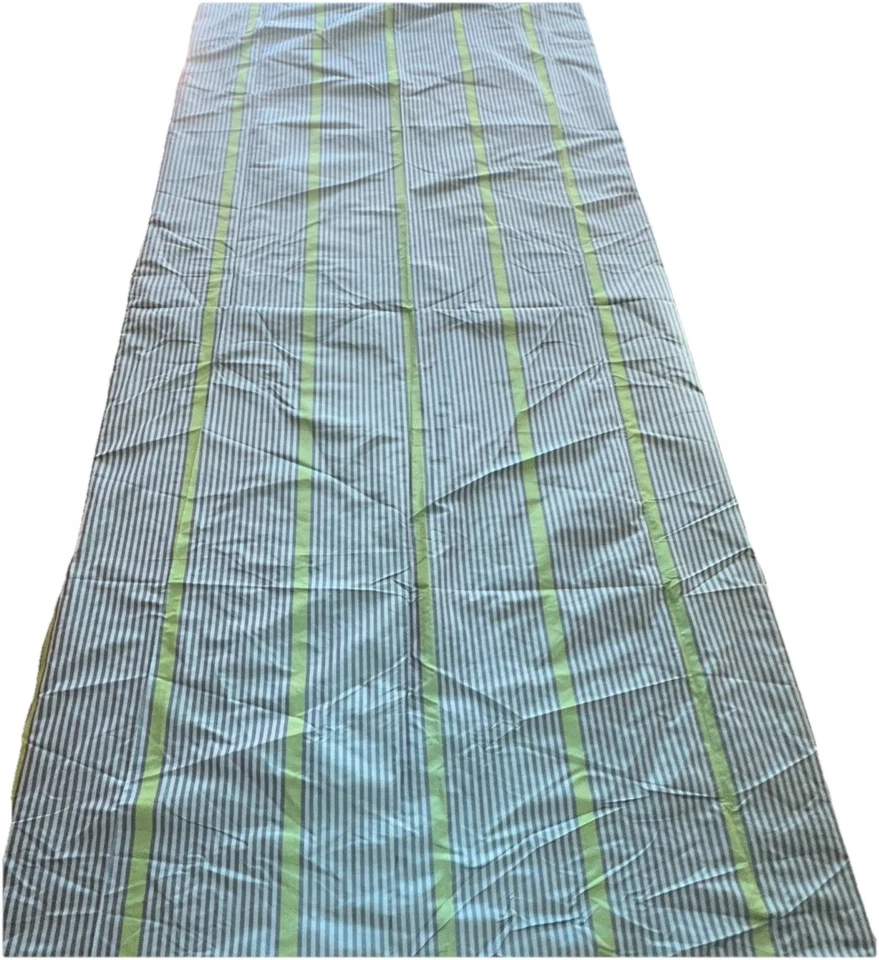 Designers Guild Nyamati Tela Chennai 100% Seda Azul Rayas Lg Panel de Sala de Exposición Foto 1 de 4