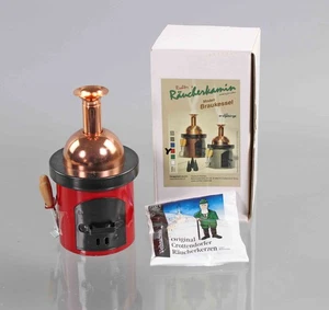 Richters Räucherkamin Braukessel Blech, echt Erzgebirge - Bild 1 von 3