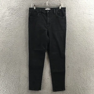 Flying Monkey Skinny Jeans Mens 32 (actual 33x26) Black Mid  Rise Zip Fly Pocket - Picture 1 of 18