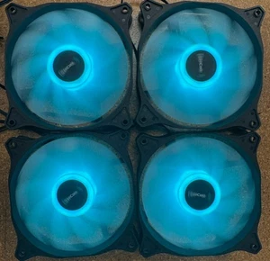 4 packs Deepcool CC560 Case Fans *Blue* - Picture 1 of 3